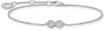 Armband THOMAS SABO "Infinity/Unendlichkeitsschleife" Gr. 19, bunt (silberfarben,