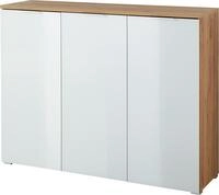 Schuhschrank GERMANIA "Telde", wei&szlig; (navarra, eiche, nachbildung, wei&szlig;), B:134cm