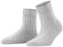 Haussocken FALKE "Bedsock", Kinder, Gr. 35-38, grau (silber (3290)), Obermaterial: