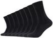 Kurzsocken S.OLIVER "Socken 8er Pack", Damen, Gr. 43-46, schwarz, Obermaterial: 80%