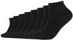 Kurzsocken S.OLIVER "Socken 8er Pack", Damen, Gr. 43-46, schwarz, Obermaterial: 62%