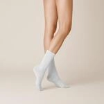 Socken KUNERT "LIZ", Damen, Gr. 35-38, wei&szlig;, Obermaterial: 97% Baumwolle, 3%