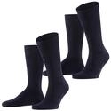Socken FALKE "Swing", Herren, Gr. 39-42, Sockengr&ouml;&szlig;e, schwarz (6370, schwarz navy),