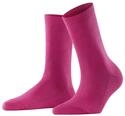 Socken FALKE "Family", Damen, Gr. 35-38, rot (berry (8390)), Obermaterial: 92%