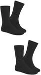 Socken HUDSON "ONLY 2-PACK", Herren, Gr. 39-42, schwarz, Obermaterial: 75%...
