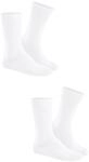Socken HUDSON "ONLY 2-PACK", Herren, Gr. 39-42, wei&szlig;, Obermaterial: 75%...