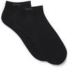 Sneakersocken BOSS "2P AS Colours CC", Herren, Gr. 43-46, schwarz (2x schwarz),