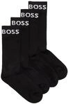 Sportsocken BOSS, Herren, Gr. 43-46, schwarz, Baumwollmischung, Socken Sportsocken