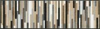 L&auml;ufer "Mikado Stripes" Gr. 20, beige (natur), B:35cm H:7mm L:120cm, Kunstfaser,