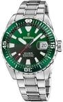 Taucheruhr FESTINA "The Originals/Diver", silber (silberfarben, gr&uuml;n, schwarz),