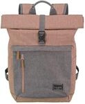 Freizeitrucksack TRAVELITE "BASICS Rollup Rucksack", Damen, Gr. B/H/T: 37cm x 60cm x