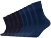 Kurzsocken S.OLIVER "Socken 8er Pack", Damen, Gr. 43-46, blau (navy), Obermaterial: