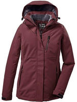 Outdoorjacke KILLTEC "KOW 140 WMN JCKT", Damen, Gr. 36, rot (weinrot),...