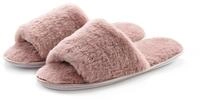 Pantolette "Hausschuh, Pantoffel", Damen, Gr. 36/37, rosa (ros&eacute;), Obermaterial: 100%