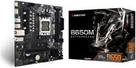 BIOSTAR Mainboard "B650MT", schwarz-wei&szlig; (schwarz, wei&szlig;), B:24,1cm H:5,1cm T:27cm,