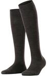 Kniestr&uuml;mpfe FALKE "Sensitive Berlin", Kinder, Gr. 35-38, grau (anthra mel (3085)),