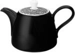 Teekanne SELTMANN WEIDEN "Kanne Life Fashion 1,40 l", schwarz (glamorous schwarz),