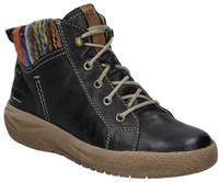 Stiefelette JOSEF SEIBEL "Alina 52, schwarz-kombi", Damen, Gr. 36, schwarz (schwarz,