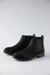 Chelseaboots ANISTON SHOES, Damen, Gr. 36, schwarz, Textil, Veloursleder,...