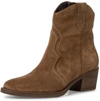 Cowboy Stiefelette TAMARIS, Damen, Gr. 36, braun, Veloursleder, aufgeraut,...
