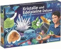 Experimentierkasten CLEMENTONI "Galileo, Kristalle und Edelsteine Deluxe", bunt