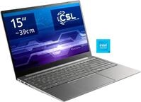 CSL Notebook "R'Evolve C15 v3", silber, 8 GB RAM 1.000 GB SSD, N-Reihe, Microsoft