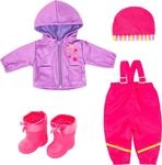 Puppenkleidung BAYER "Regen-Set pink/lila", pink (pink, lila), Puppenkleidung,