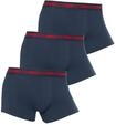 Trunk HUGO UNDERWEAR "TRIPLET", Herren, Gr. M (50), 3 Stk., blau (marine), Jersey,