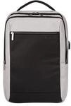 Laptoprucksack BUGATTI "SERA", Gr. B/H/T: 40cm x 30cm x 10cm, onesize, grau,