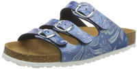 Pantolette LICO "Pantolette Bioline Lady Power", Damen, Gr. 36, blau, Synthetik,