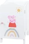 Puppenkleiderschrank ROBA "Peppa Pig", wei&szlig;, Puppenm&ouml;bel, KinderB:31cm H:52cm