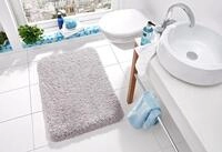Badematte KLEINE WOLKE "Trend, Badvorleger, Badezimmer Teppich" Gr. 1, wei&szlig;