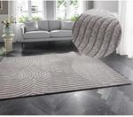 Designteppich ELLE DECORATION "Panglao", grau, B:80cm H:14mm L:150cm, Polyester,