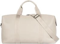 Reisetasche BUGATTI "ELSA", Gr. B/H/T: 46cm x 24cm x 22cm onesize, wei&szlig;, Leder,