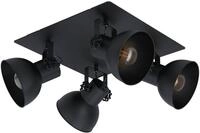 EGLO Deckenspot "BARNSTAPLE", schwarz, 4, 1 Stk., Leuchten, Deckenlampe, Deckenspot