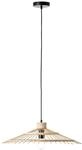 BRILLIANT Pendelleuchte "Pirae", schwarz (schwarz, natur), 1, &Oslash; 57,5cm H: 100cm, 1
