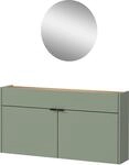 Garderoben-Set GERMANIA "Ameca", gr&uuml;n, B:110cm H:200cm T:22cm, Spanplatte,