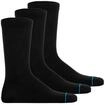 Sneakersocken STANCE "Socken Icon Socken 3er Pack", Damen, Gr. 38-42, schwarz,