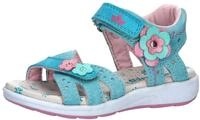 Sandale LICO "Sandale Cassandra V", M&auml;dchen, Gr. 25, gr&uuml;n, Leder, Schuhe Sandale