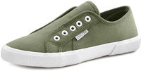 Sneaker LASCANA "Slip-On-Sneaker", M&auml;dchen, Gr. 35, gr&uuml;n (olivgr&uuml;n), Obermaterial: