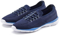 Sneaker LASCANA "Slipper, Halbschuh, Slip-On-Sneaker", M&auml;dchen, Gr. 35, blau (navy),