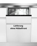 AMICA vollintegrierbarer Geschirrsp&uuml;ler "EGSPV 587 921", Energieeffizienz: D, silber