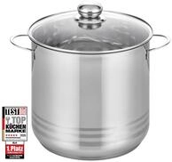 Kochtopf ELO BASIC "Brillant", silber (silberfarben), H:22cm &Oslash;:24cm, T&ouml;pfe,