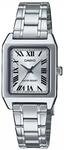 Quarzuhr, silber (edelstahlfarben), CASIO TIMELESS COLLECTION, Armbanduhren, Damen,