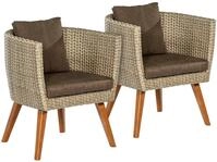 Gartensessel MERXX "Imperia", beige, B:69cm H:77cm T:59cm, Obermaterial: 100%