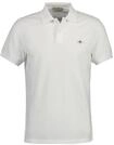 Poloshirt GANT "Poloshirt Slim Shield Pique Polo 1er Pack", Herren, Gr. M, wei&szlig;,