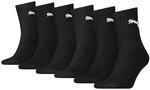 Socken PUMA "PUMA SHORT CREW 6P UNISEX ECOM", Herren, Gr. 35-38, schwarz,