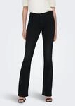 Bootcut-Jeans ONLY "ONLBLUSH MID FLARED DNM TAI1099 NOOS", Damen, Gr. M (38), L&auml;nge