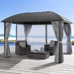 Pavillon OTTO HOME "M&aacute;laga", grau (anthrazit, anthrazit, grau), B/H/T: 300cm x...