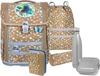 Schulranzen MCNEILL "Perfecto, Greta", Kinder, Gr. B/H/T: 30cm x 38,5cm x 22cm, braun